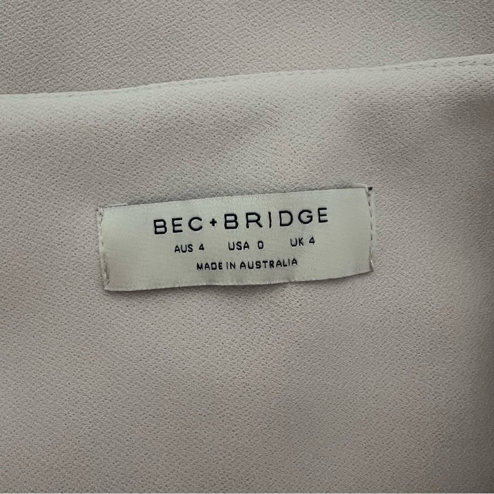 NEW NWOT Bec + Bridge Leora Tuck Maxi Dress In Vanilla Bean - Picture 8 of 10